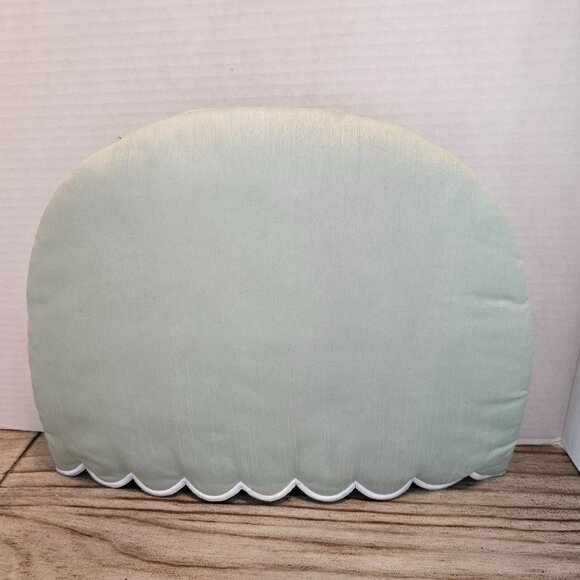 Vintage Tea Cozy Embroidered Lace Green Fabric "Tea Time" From 2003 - Picture 4 of 9